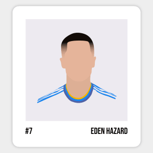 Eden Hazard Minimalistic Camera Film Sticker